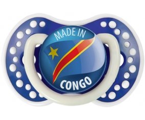 Made in CONGO Bleu-marine phosphorescente