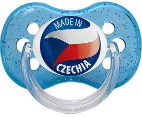 Made in CZECHIA Bleu à paillette