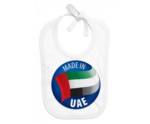 Made in UAE : Bavoir bébé