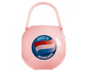 Boîte à sucette Made in NETHERLANDS de couleur Rose