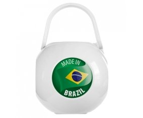 Boîte à sucette Made in BRAZIL de couleur Blanche