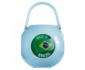 Boîte à sucette Made in BRAZIL de couleur Bleue