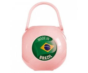 Boîte à sucette Made in BRAZIL de couleur Rose