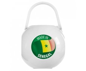 Boîte à sucette Made in SENEGAL de couleur Blanche