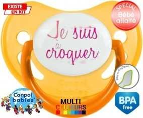 Je suis à croquer modèle fille: Sucette Physiologique-su7.fr