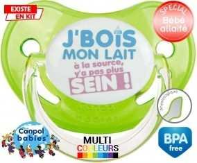 Je bois mon lait à la source style2: Sucette Physiologique-su7.fr