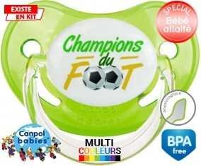 Champion du foot: Sucette Physiologique personnalisée - su7.fr