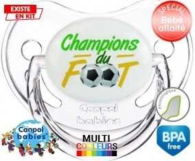 Champion du foot: Sucette Physiologique personnalisée - su7.fr