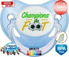 Champion du foot: Sucette Physiologique personnalisée - su7.fr