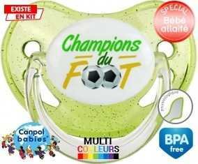 Champion du foot: Sucette Physiologique personnalisée - su7.fr