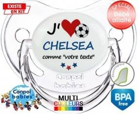 J'aime chelsea + prénom: Sucette Physiologique-su7.fr