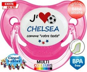 J'aime chelsea + prénom: Sucette Physiologique-su7.fr