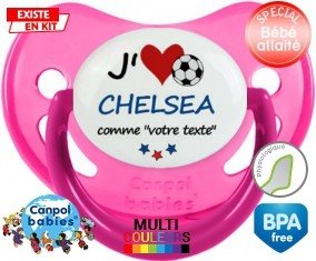 J'aime chelsea + prénom: Sucette Physiologique-su7.fr