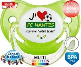 J'aime fc nantes + prénom: Sucette Physiologique-su7.fr