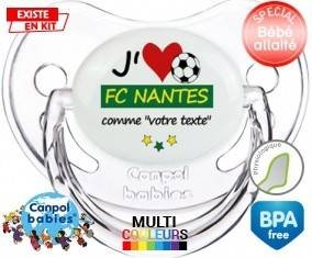 J'aime fc nantes + prénom: Sucette Physiologique-su7.fr