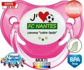 J'aime fc nantes + prénom: Sucette Physiologique-su7.fr