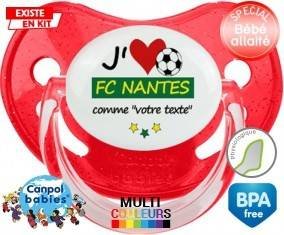 J'aime fc nantes + prénom: Sucette Physiologique-su7.fr