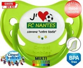 J'aime fc nantes + prénom: Sucette Physiologique-su7.fr