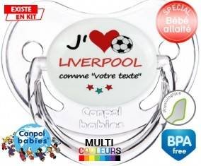 J'aime liverpool + prénom: Sucette Physiologique-su7.fr