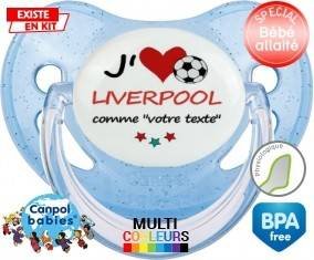 J'aime liverpool + prénom: Sucette Physiologique-su7.fr