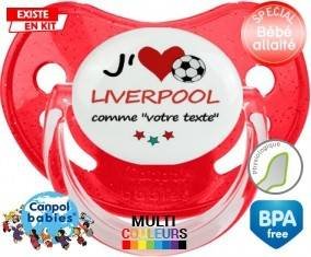 J'aime liverpool + prénom: Sucette Physiologique-su7.fr