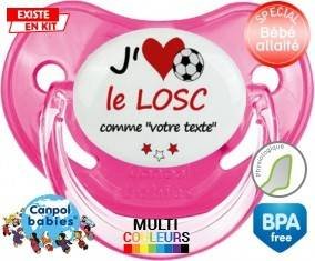 J'aime le losc + prénom: Sucette Physiologique-su7.fr