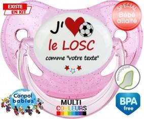 J'aime le losc + prénom: Sucette Physiologique-su7.fr