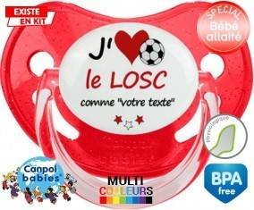 J'aime le losc + prénom: Sucette Physiologique-su7.fr