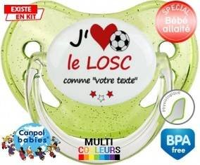 J'aime le losc + prénom: Sucette Physiologique-su7.fr