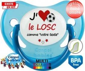 J'aime le losc + prénom: Sucette Physiologique-su7.fr