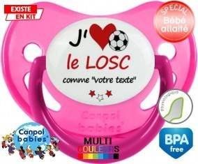 J'aime le losc + prénom: Sucette Physiologique-su7.fr