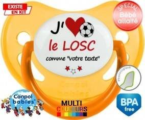 J'aime le losc + prénom: Sucette Physiologique-su7.fr