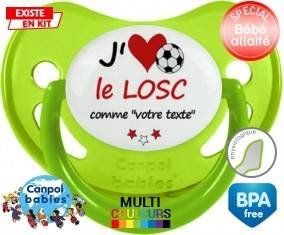 J'aime le losc + prénom: Sucette Physiologique-su7.fr