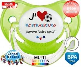 J'aime rc strasbourg + prénom: Sucette Physiologique-su7.fr