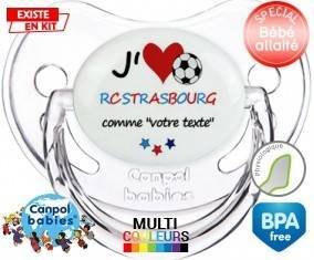 J'aime rc strasbourg + prénom: Sucette Physiologique-su7.fr