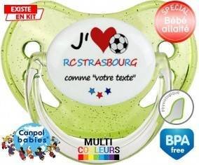 J'aime rc strasbourg + prénom: Sucette Physiologique-su7.fr