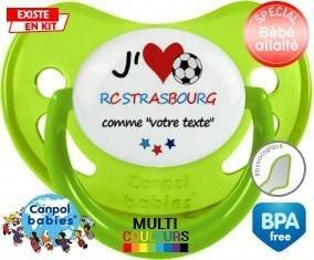 J'aime rc strasbourg + prénom: Sucette Physiologique-su7.fr