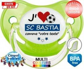 J'aime sc bastia + prénom: Sucette Physiologique-su7.fr