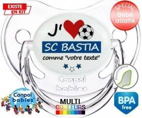 J'aime sc bastia + prénom: Sucette Physiologique-su7.fr