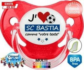 J'aime sc bastia + prénom: Sucette Physiologique-su7.fr