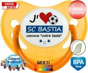 J'aime sc bastia + prénom: Sucette Physiologique-su7.fr