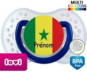 Drapeau senegal + prénom: Sucette LOVI Dynamic-su7.fr