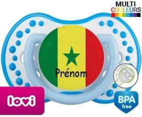 Drapeau senegal + prénom: Sucette LOVI Dynamic-su7.fr