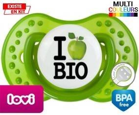 I love bio : Sucette LOVI Dynamic personnalisée