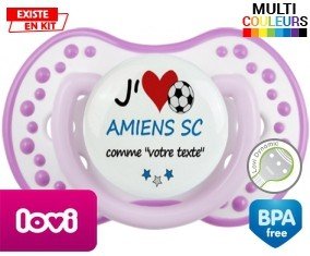 J'aime amiens sc + prénom: Sucette LOVI Dynamic-su7.fr