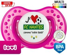 J'aime fc nantes + prénom: Sucette LOVI Dynamic-su7.fr