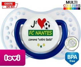 J'aime fc nantes + prénom: Sucette LOVI Dynamic-su7.fr