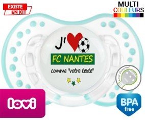 J'aime fc nantes + prénom: Sucette LOVI Dynamic-su7.fr