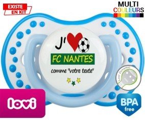 J'aime fc nantes + prénom: Sucette LOVI Dynamic-su7.fr