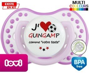 J'aime guingamp + prénom: Sucette LOVI Dynamic-su7.fr